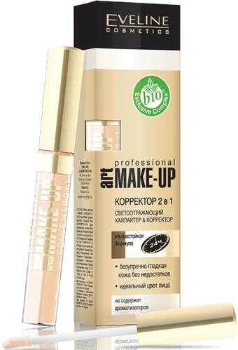 Консилер Eveline Cosmetics Art Professional Make-Up 04 Light 2 в 1 7 мл