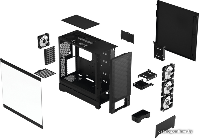 Корпус Fractal Design Pop XL Air RGB Black TG Clear FD-C-POR1X-06