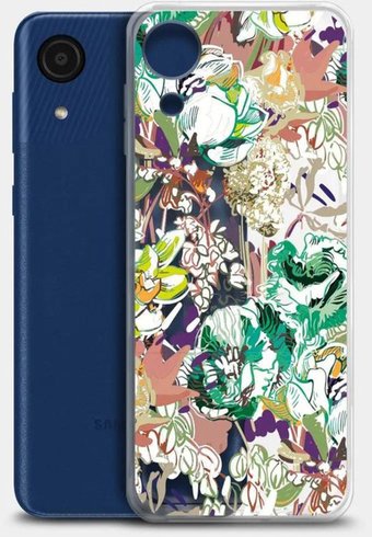 Чехол для телефона BoraSCO ArtWorks для Samsung Galaxy A03 Core 51374 (прозрачный/рисунок)