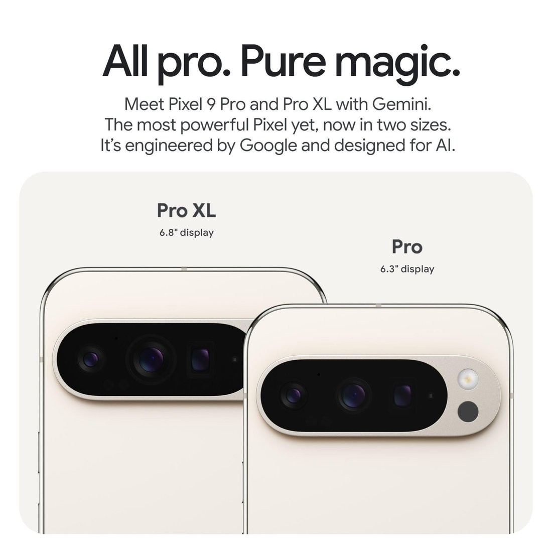 Телефон Google Pixel 9 Pro XL 16GB/256GB (фарфор)