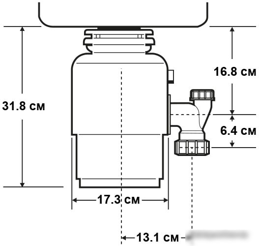 Измельчитель пищевых отходов InSinkErator S60
