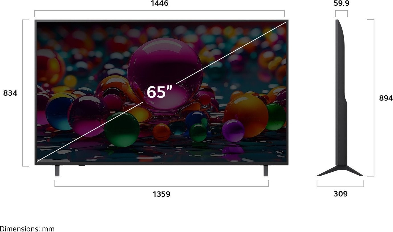 Телевизор LG UHD AI UA75 65UA75009LA