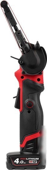 Ленточная шлифмашина Milwaukee M12 Fuel FBFL10-402B (с 2-мя АКБ, сумка)