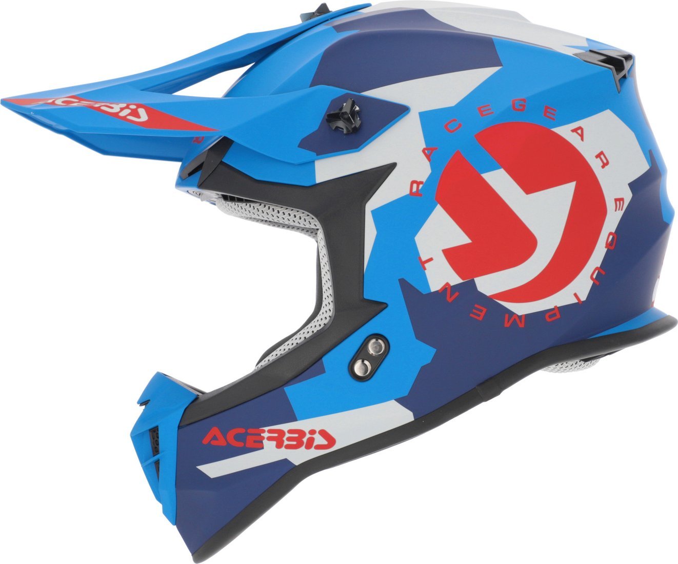 Мотошлем Acerbis Linear 22-06 0025316.431.062 (S, синий/красный 2)