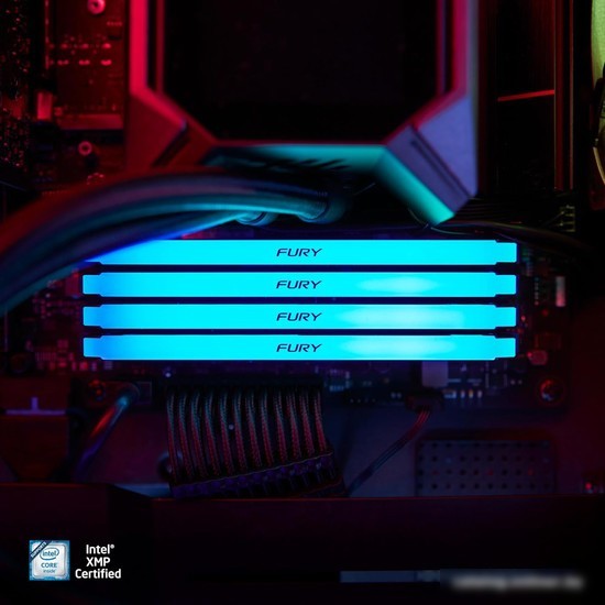 Оперативная память Kingston FURY Beast RGB 4x8ГБ DDR4 3600 МГц KF436C17BB2AK4/32