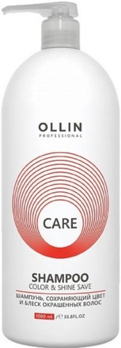 Шампунь Ollin Professional Care сохраняющий цвет и блеск окрашенных волос 1000 мл