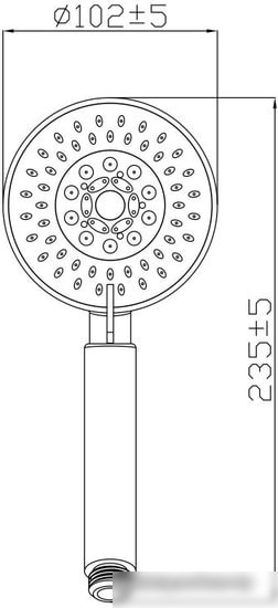 Душевой гарнитур Gross Aqua Moderna GA4051