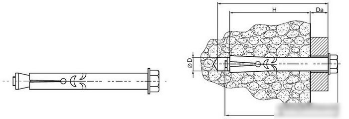 Анкерный болт ЕКТ CV010319