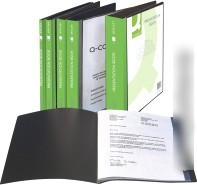 Папка для бумаг Q-Connect KF01265 (черный)