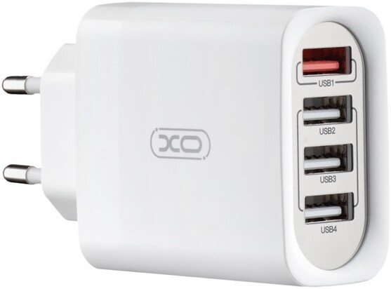 Сетевое зарядное XO Lightning L100 (белый)
