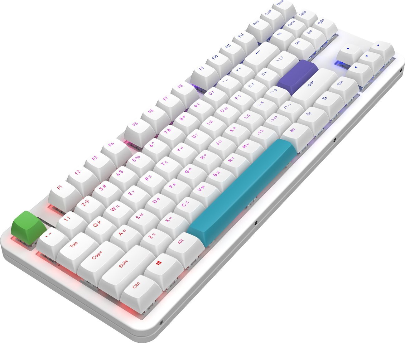 Клавиатура Red Square Alumix TKL Simple (белый, g3ms Amber)