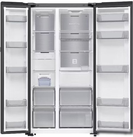 Холодильник side by side Samsung RS80F65M1BWR