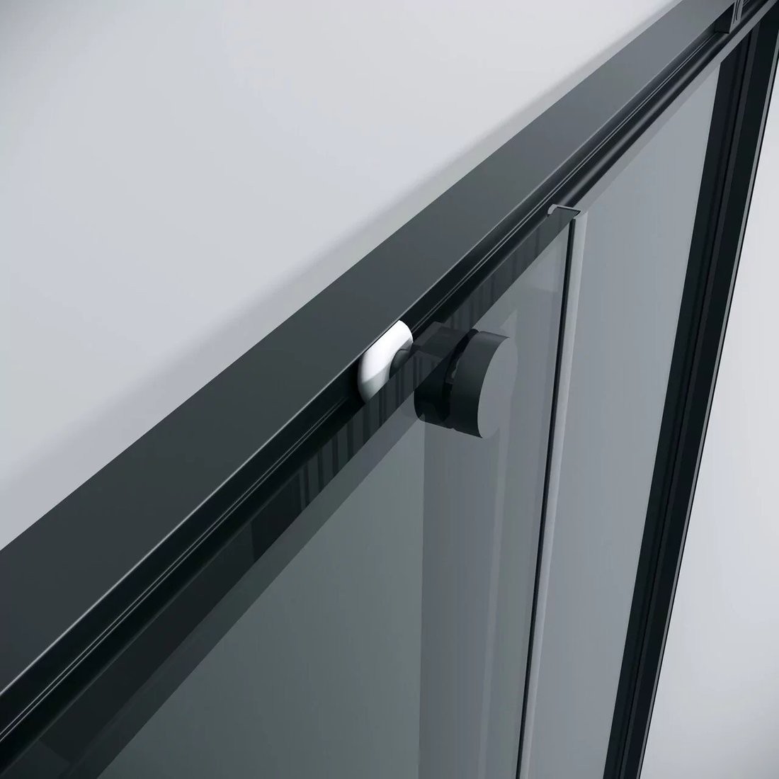 Душевой уголок Grossman Galaxy 90x80x195 300.K33.01.9080.21.10 (черный матовый/тонированное стекло)