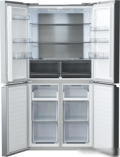 Четырёхдверный холодильник CENTEK CT-1743 Gray Stone