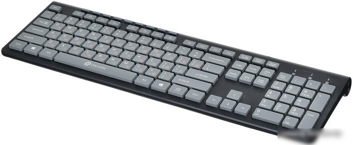 Клавиатура Oklick 480M (черный/серый)