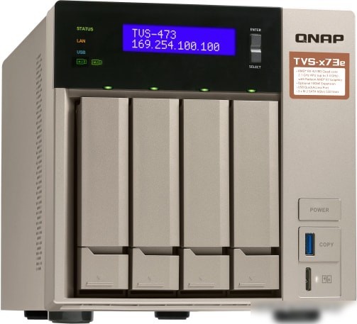 Сетевой накопитель QNAP TVS-473E-8G