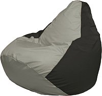 Кресло-мешок Flagman Груша Мега XXXL Г3.1-354 (серый/черный)