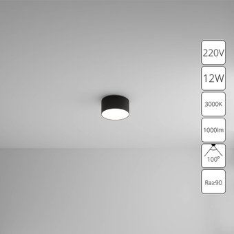 Припотолочная люстра Arte Lamp Fado A7312PL-1BK