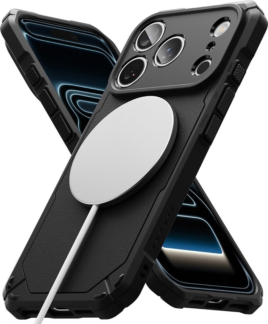 Чехол для телефона Ringke Rugged Gear Magnetic для iPhone 17 Pro (Black)