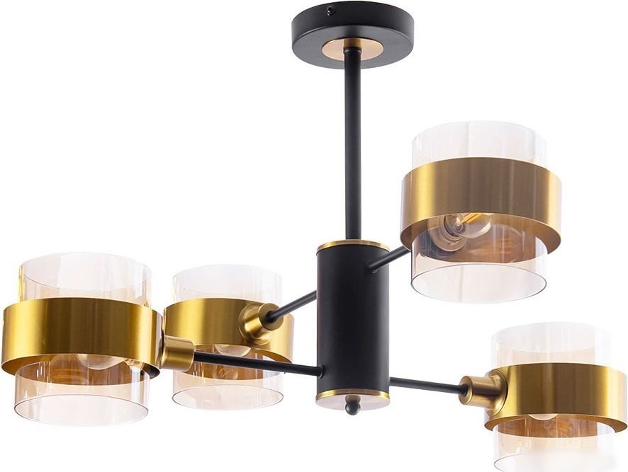 Люстра средней высоты Arte Lamp Carlo A8205SP-4BK Люстра средней высоты Arte Lamp Carlo A8205SP-4BK