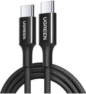 Кабель Ugreen L502 USB Type-C - USB Type-C (1 м, черный)