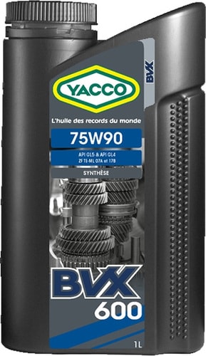 Трансмиссионное масло Yacco BVX 600 75W-90 1л