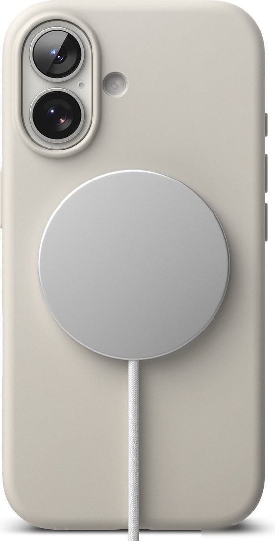 Чехол для телефона Ringke Silicone Magnetic для iPhone 17 (Stone)