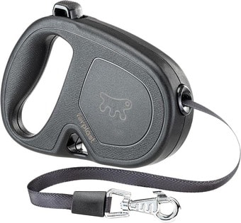 Поводок-рулетка Ferplast Flippy One Tape S 75092217 (черный)