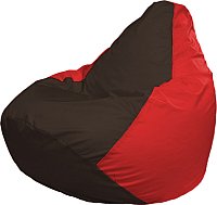 Кресло-мешок Flagman Груша Медиум XL Г1.1-322 (коричневый/красный)