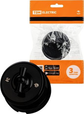 Выключатель TDM Electric Виви SQ1820-1206 (черный)