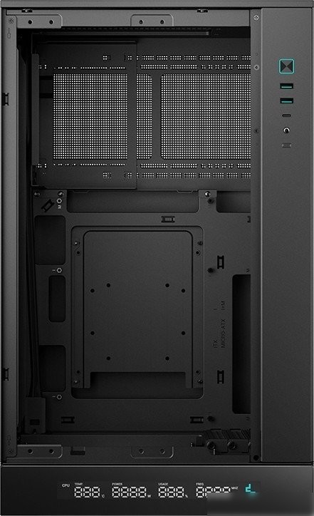 Корпус DeepCool CH270 Digital R-CH270-BKNDM0-G-1