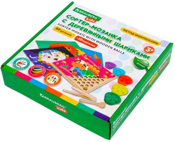 Сортер BRAUBERG Монтессори 665247