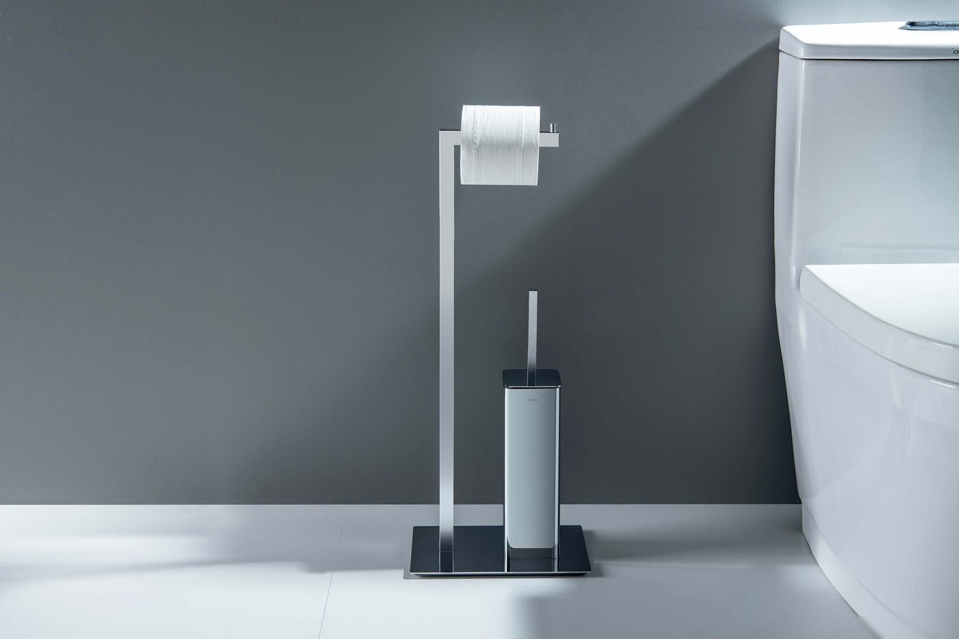 Держатель для туалетной бумаги и ершика Aquatek Либра AQ4331CR