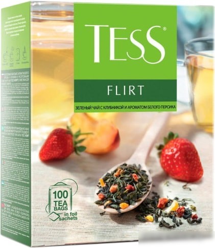 Зеленый чай Tess Flirt 100 шт