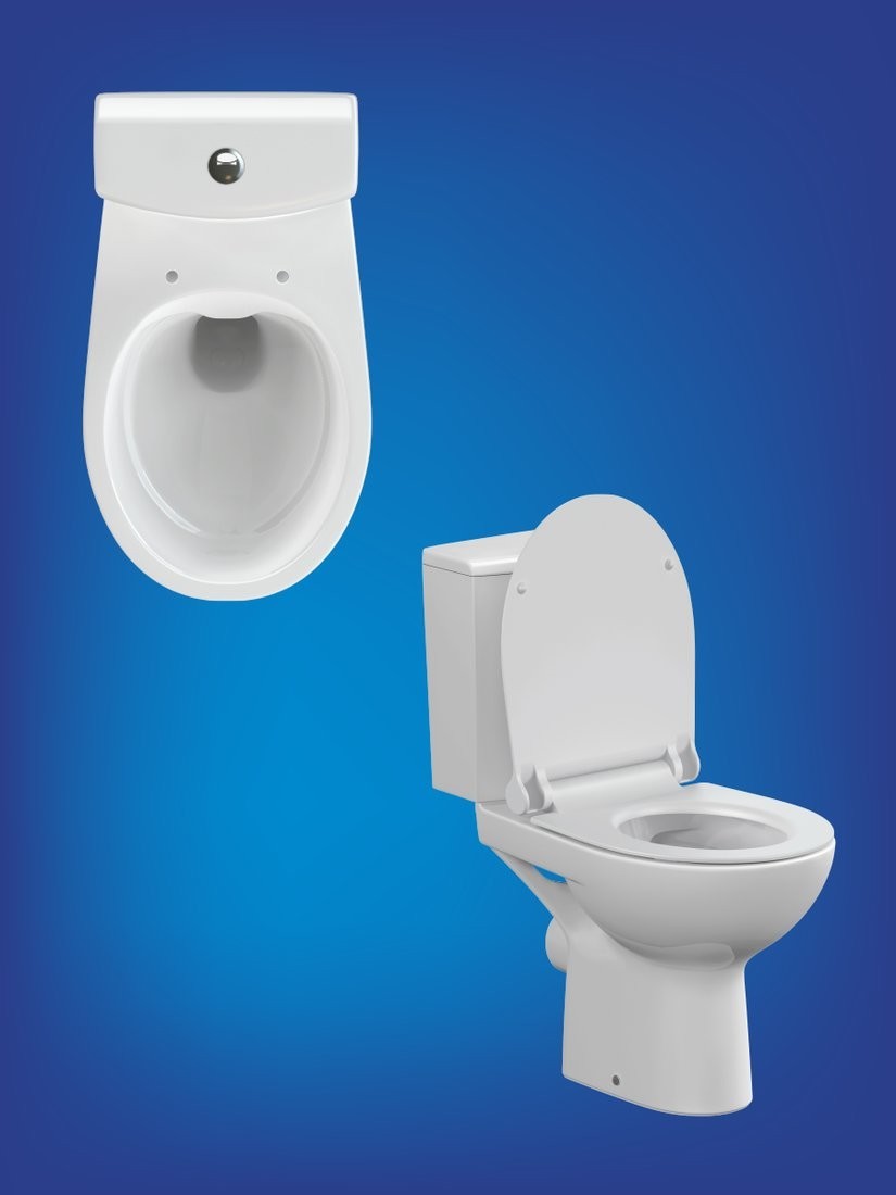 Унитаз напольный Cersanit Nature Clean On 011 3/5 DPL EO slim 65410