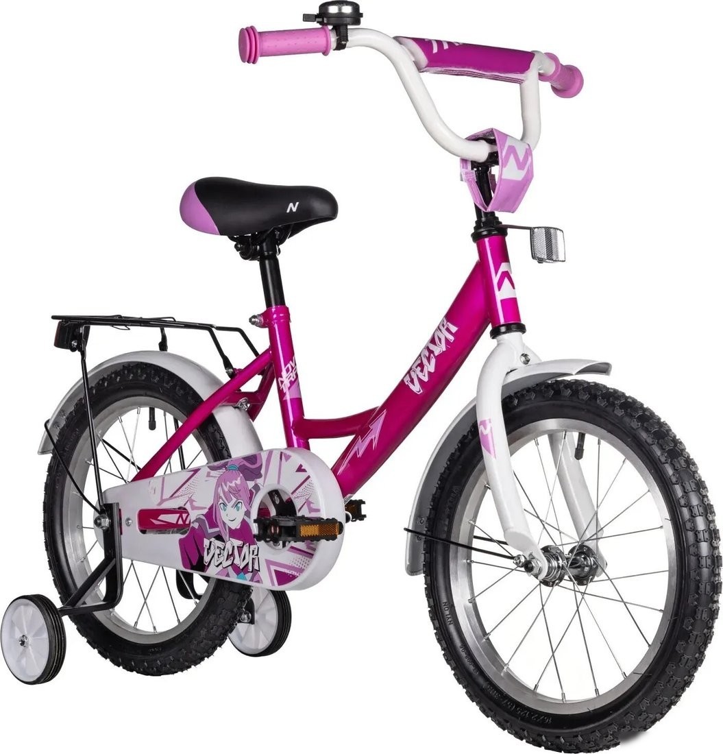 Детский велосипед Novatrack Vector 18 2025 183VECTOR.PR5 (фуксия)