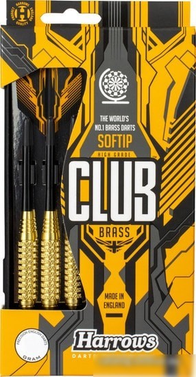 Дротики для дартса Harrows Club Brass 24gR (3 шт)