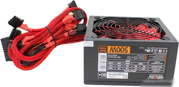 Блок питания Ginzzu PC500