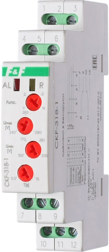 Реле контроля фаз Евроавтоматика F&F CKF-318-1 EA04.002.007