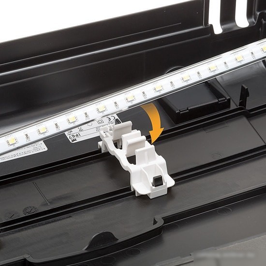 Аквариум Ferplast Capri 80 Led 100 л (черный)