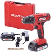 Дрель-шуруповерт RedVerg RD-S18M/U (с 2-мя АКБ, кейс)