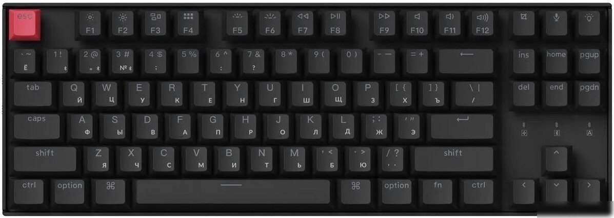 Клавиатура Keychron K8 V2 White LED K8X-A1Z-RU (Keychron Super Red)