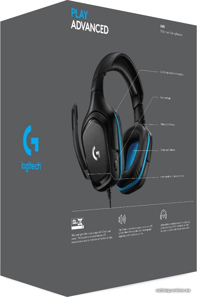 Наушники Logitech G431