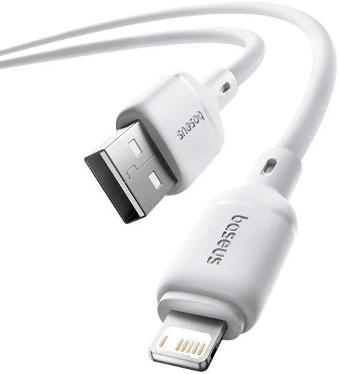 Кабель Baseus Silky Series Fast Charging Cable USB Type-A - Lightning (1 м, белый)