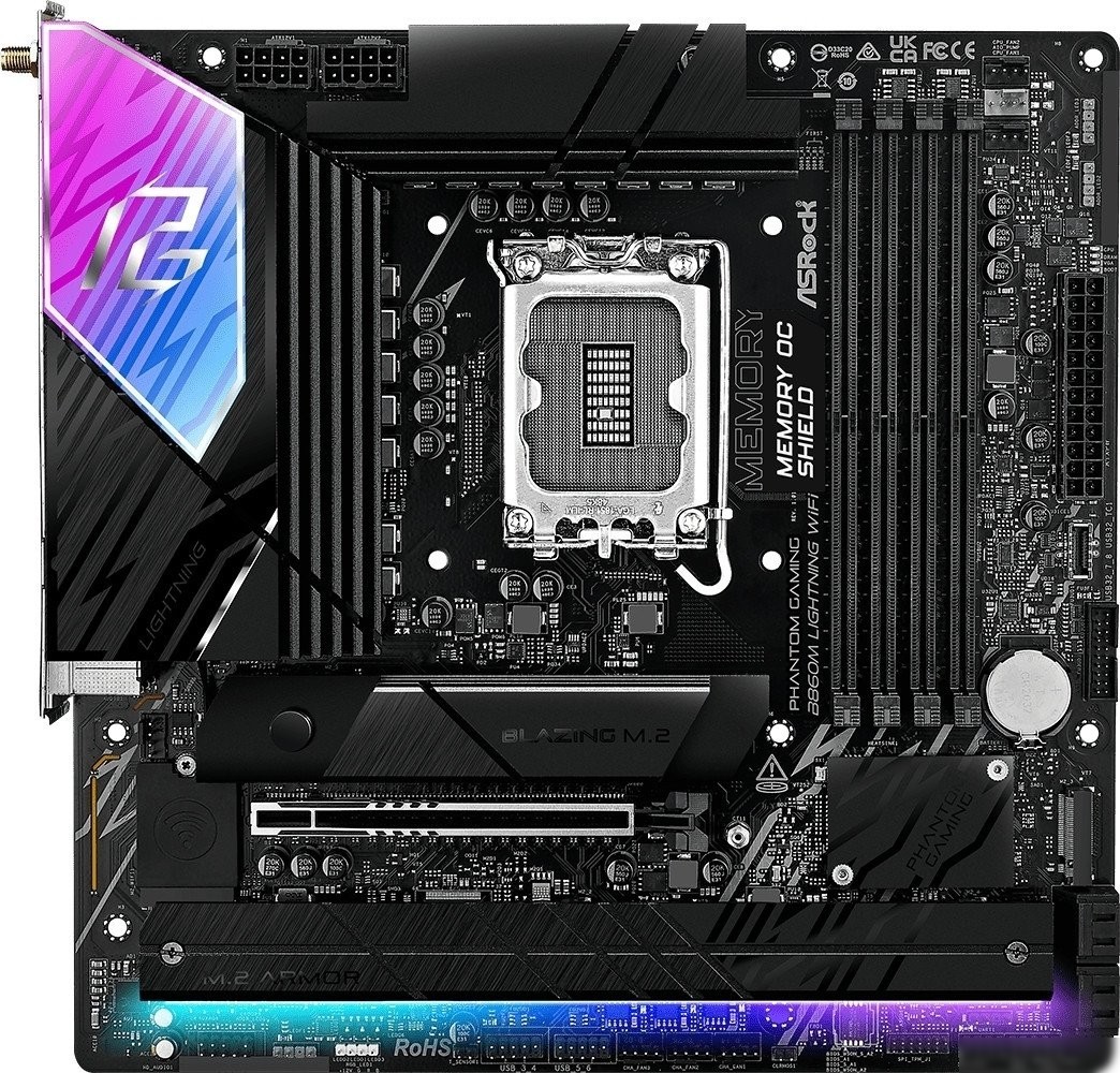 Материнская плата ASRock B860M Lightning WiFi