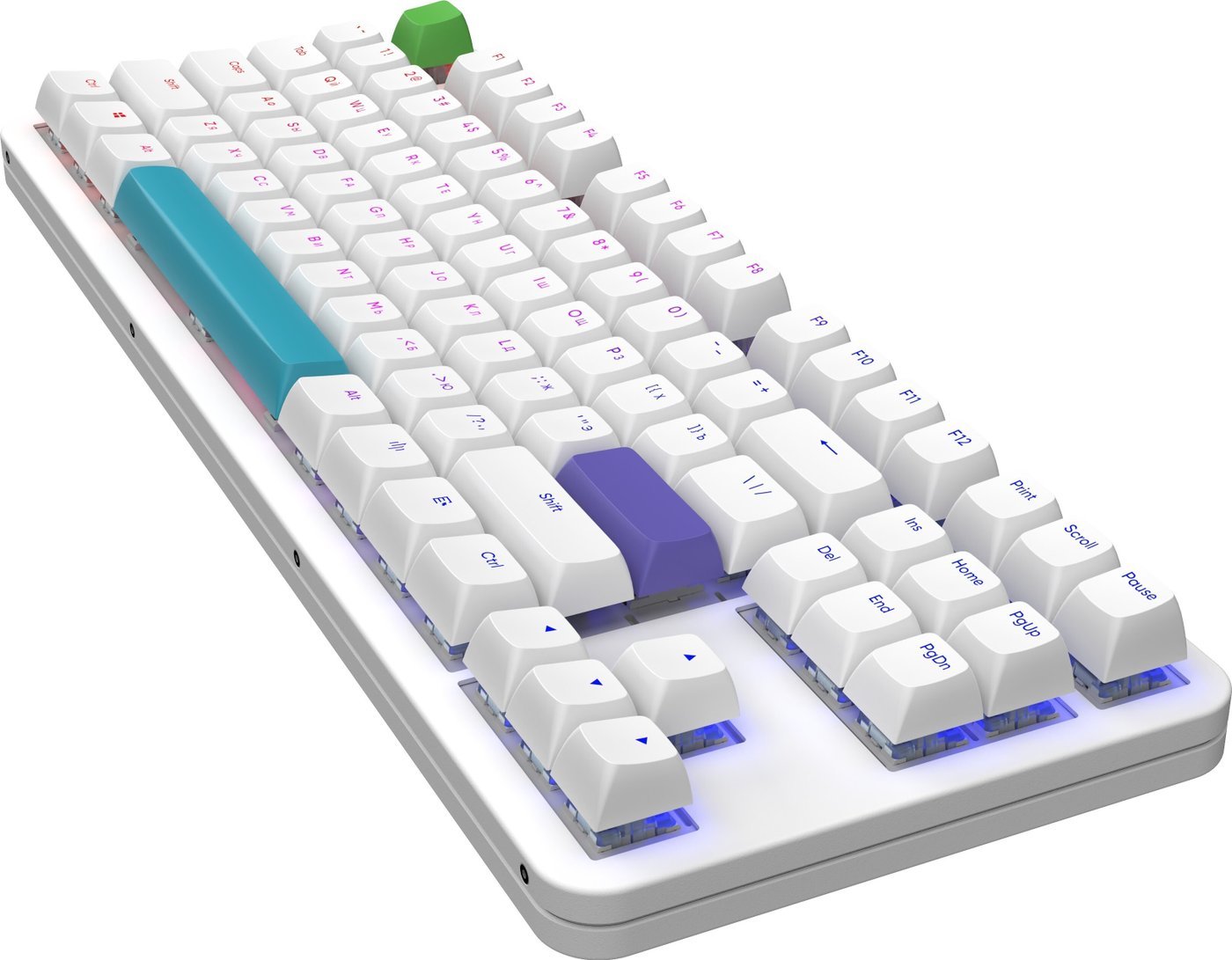 Клавиатура Red Square Alumix TKL Simple (белый, g3ms Amber)