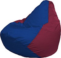 Кресло-мешок Flagman Груша Медиум XL Г1.1-123 (синий/бордовый)