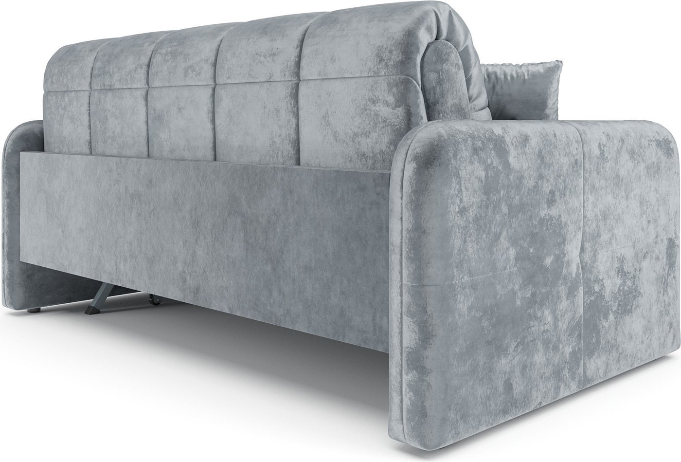 Диван Мебель-АРС Аккордеон Свег ППУ 180x200 (велюр серый Plush OWV-11)