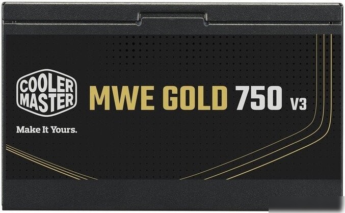 Блок питания Cooler Master MWE Gold 750 V3 ATX 3.1 Non-Modular MPE-7506-ACAG-BEU