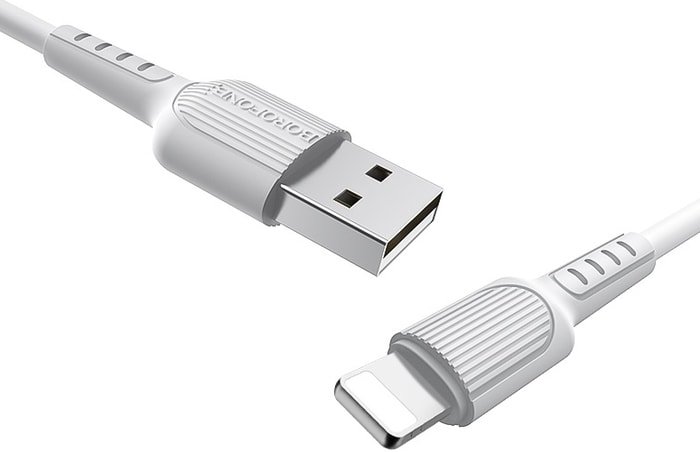 Кабель Borofone BX16 Lightning 1 м (белый)